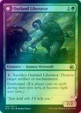 Outland Liberator // Frenzied Trapbreaker [190] [Innistrad: Midnight Hunt] [Foil]