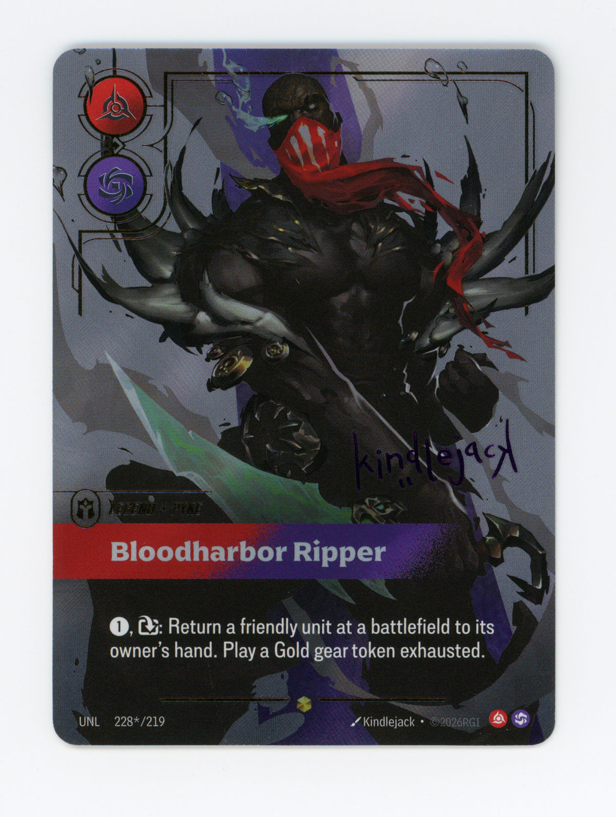 Bloodharbor Ripper (Pyke) — Signature|Foil — ID 20043