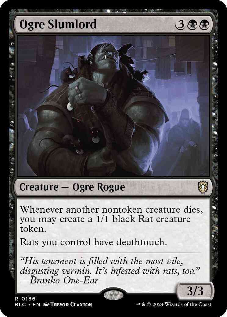 Ogre Slumlord [186] [Bloomburrow: Commander] [Non-Foil]