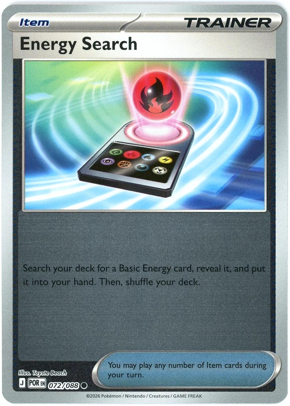 Energy Search - 072/088 - Common [me03-072] [Reverse Holo]