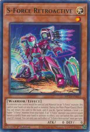 S-Force Retroactive - MP23-EN013 - Rare - 1st Edition