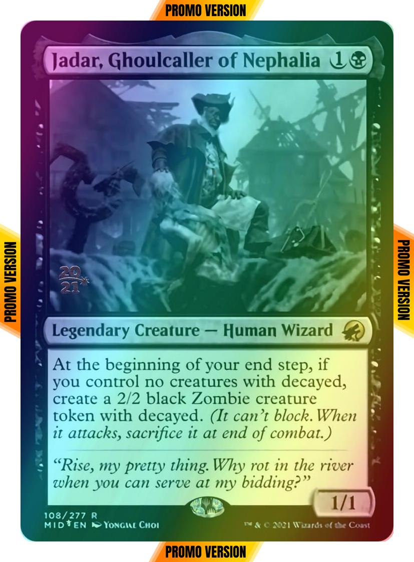 Jadar, Ghoulcaller of Nephalia [Prerelease] [108s] [Innistrad: Midnight Hunt Promos] [Foil]