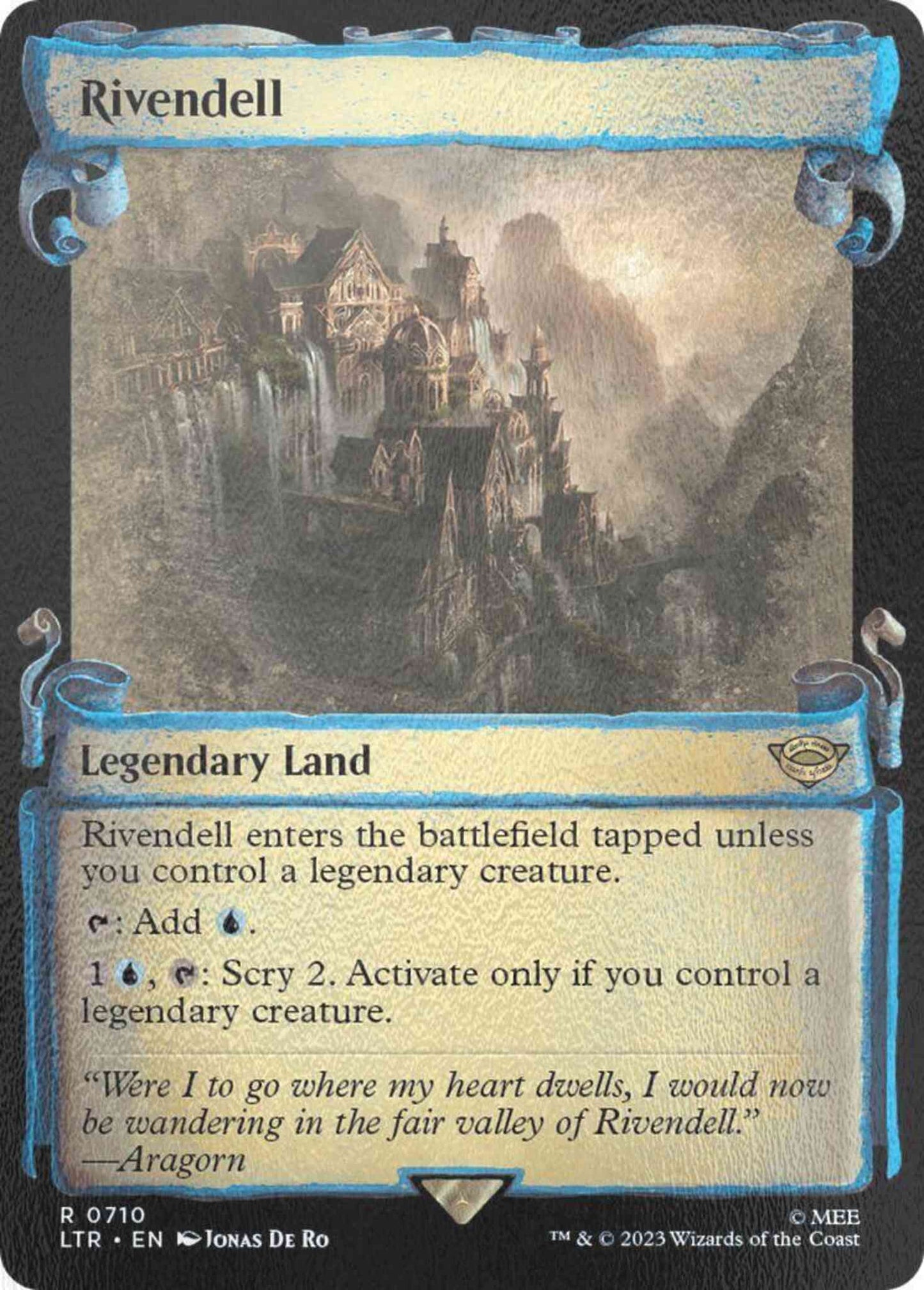 Rivendell [710] [Scrolls Showcase] [The Lord of the Rings: Tales of Middle-earth] [Silver Foil]