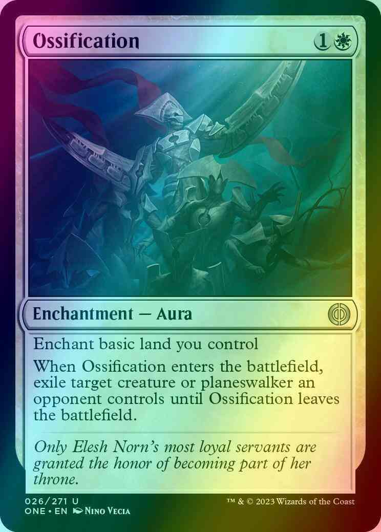 Ossification [26] [Phyrexia: All Will Be One] [Foil]