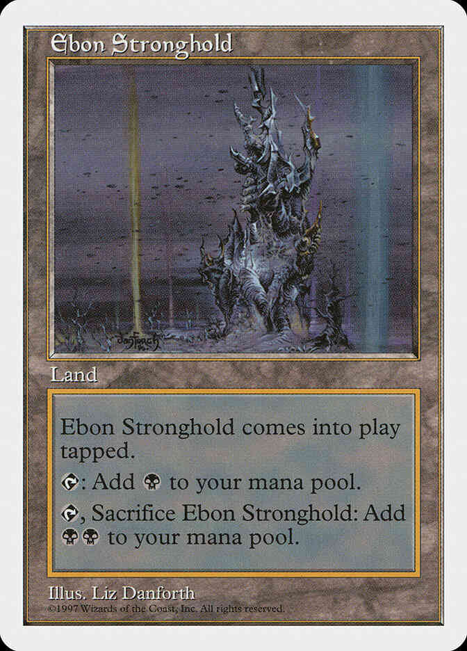 Ebon Stronghold [416] [Fifth Edition] [Non-Foil]