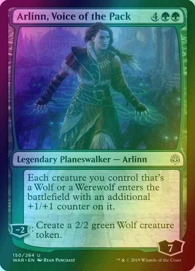 Arlinn, Voice of the Pack [150] [War of the Spark] [Foil]