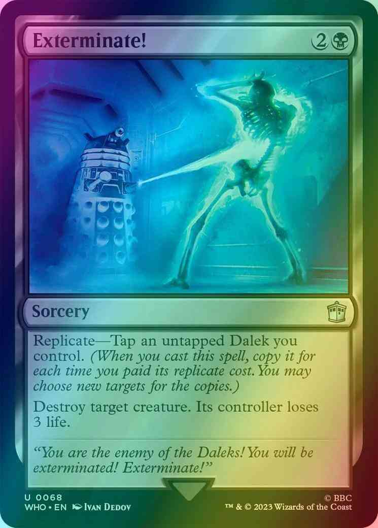 Exterminate! [68] [Universes Beyond: Doctor Who] [Foil]