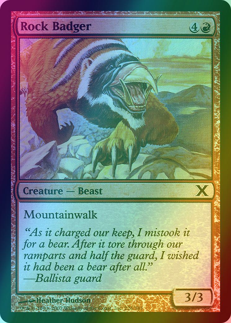 Rock Badger [226] [Tenth Edition] [Foil]