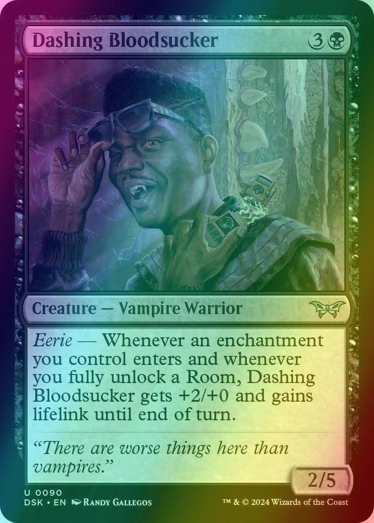 Dashing Bloodsucker [90] [Duskmourn: House of Horror] [Foil]