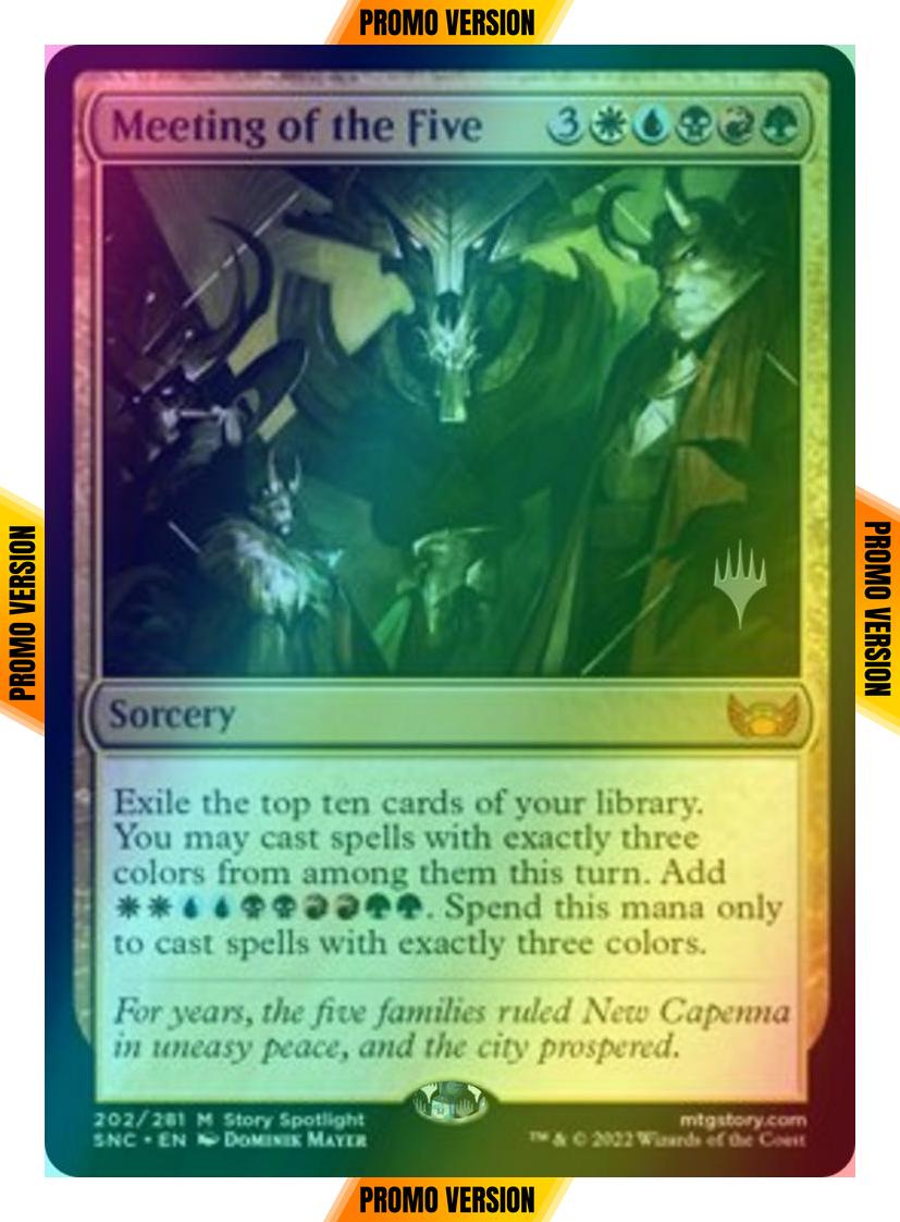 Meeting of the Five [Promo Pack] [202p] [Streets of New Capenna: Promos] [Foil]