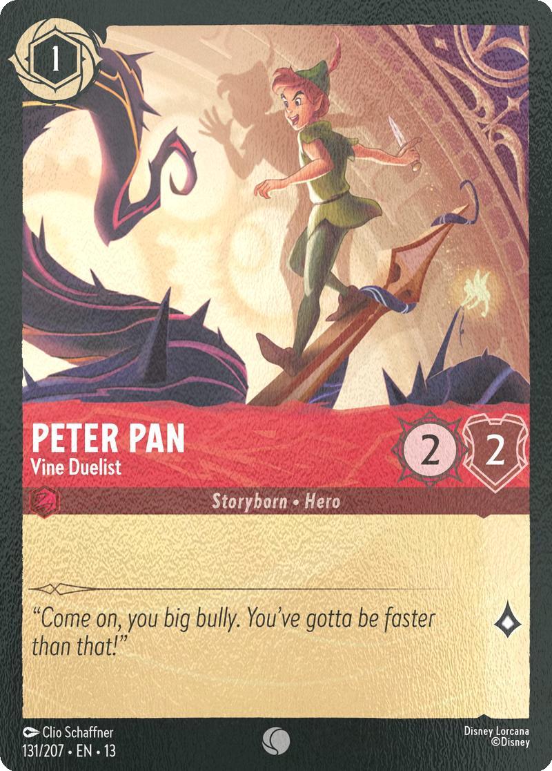 Peter Pan - Vine Duelist - 131/204 [Attack of the Vine!] [Cold Foil]