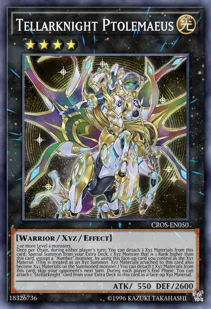 Tellarknight Ptolemaeus - CROS-EN050 - Ultimate Rare - 1st Edition