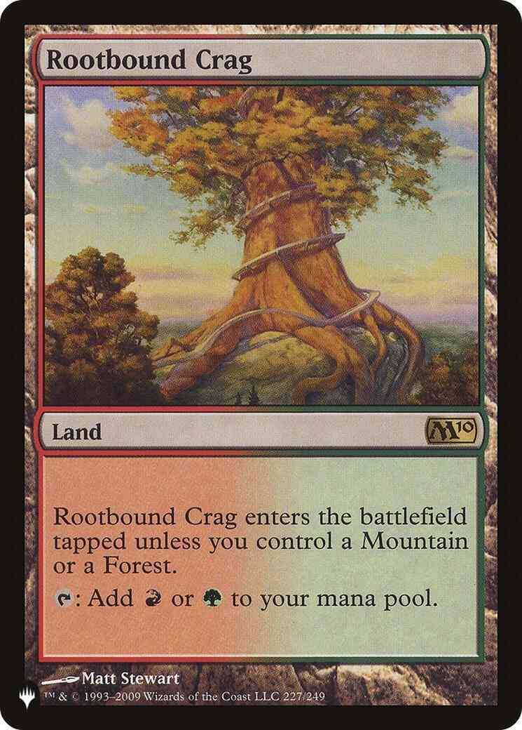 Rootbound Crag [M10-227] [The List] [Non-Foil]