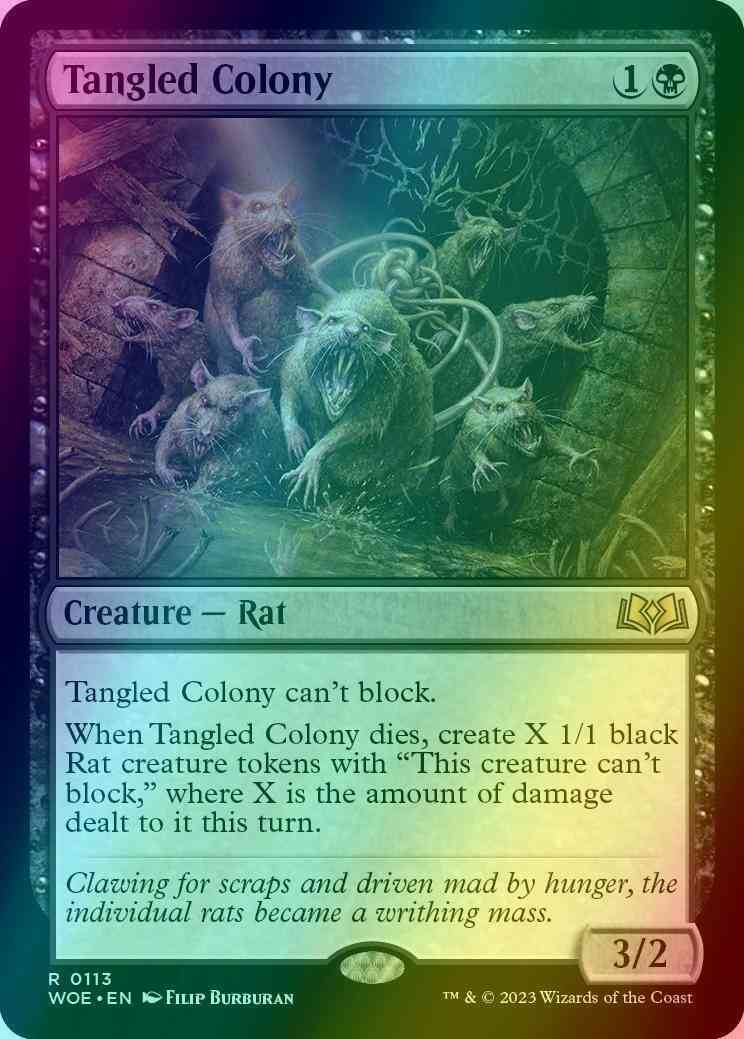 Tangled Colony [113] [Wilds of Eldraine] [Foil]