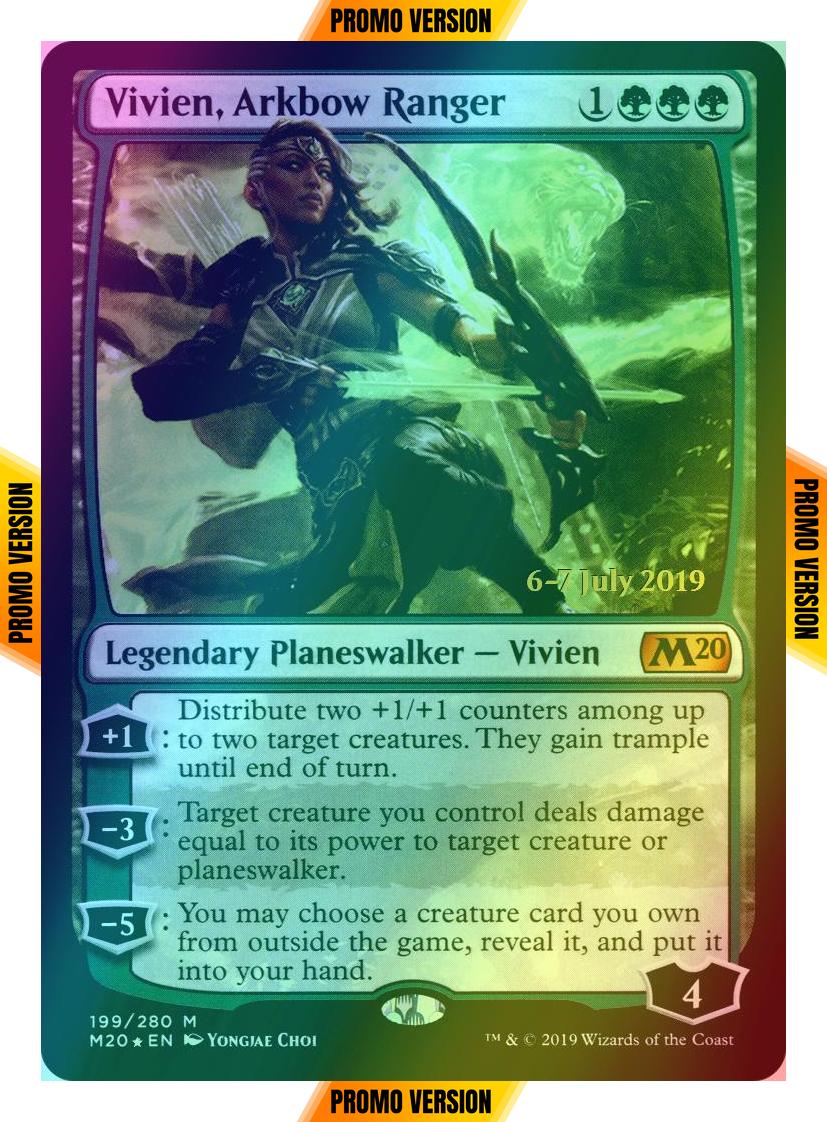 Vivien, Arkbow Ranger [199s] [Core Set 2020 Promos] [Foil]