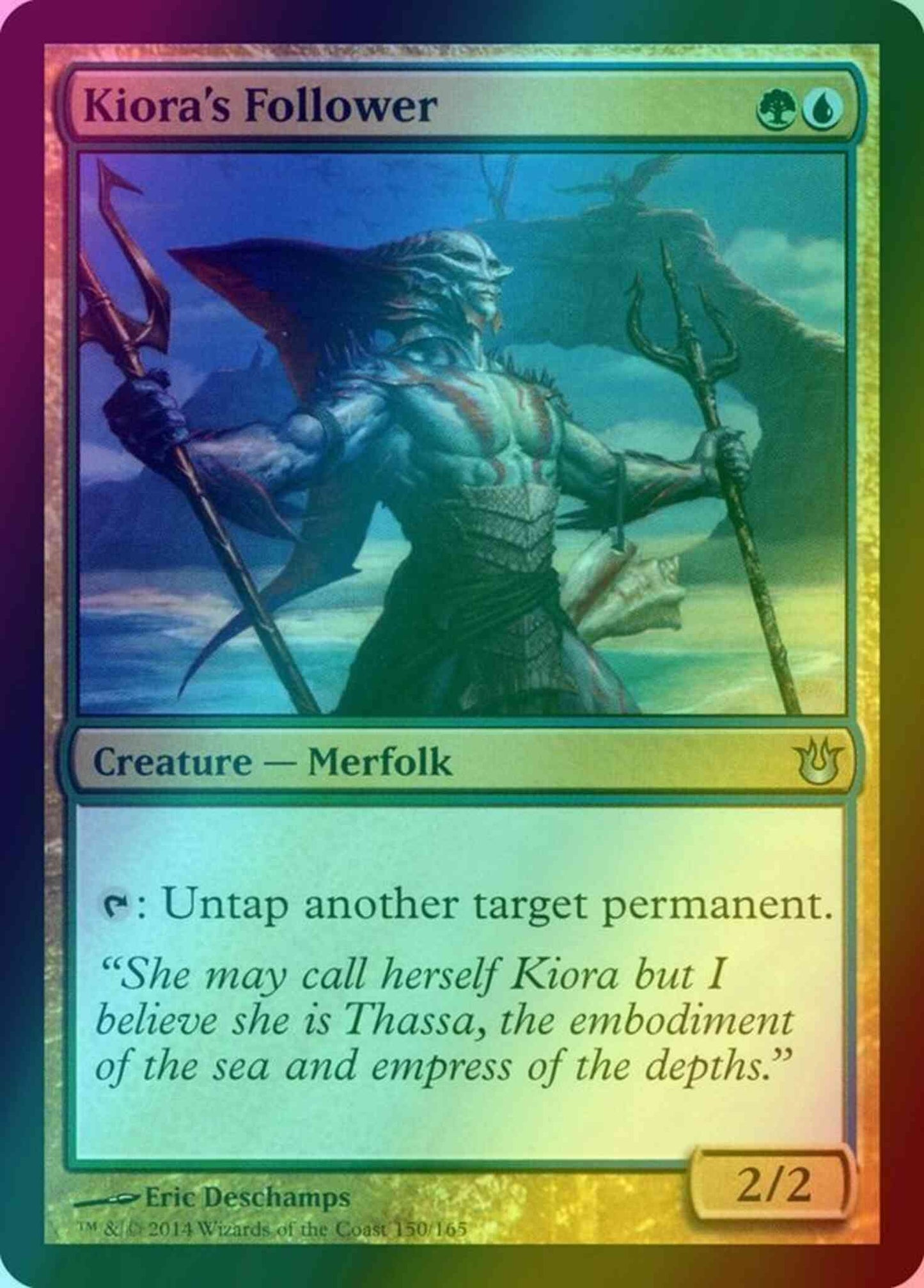 Kiora's Follower [150] [Born of the Gods] [Foil]