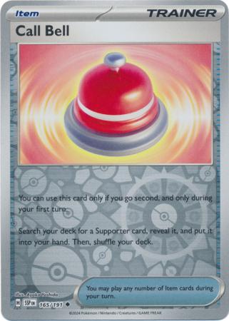Call Bell - 165/191 - Uncommon [sv08-165] [Reverse Holo]