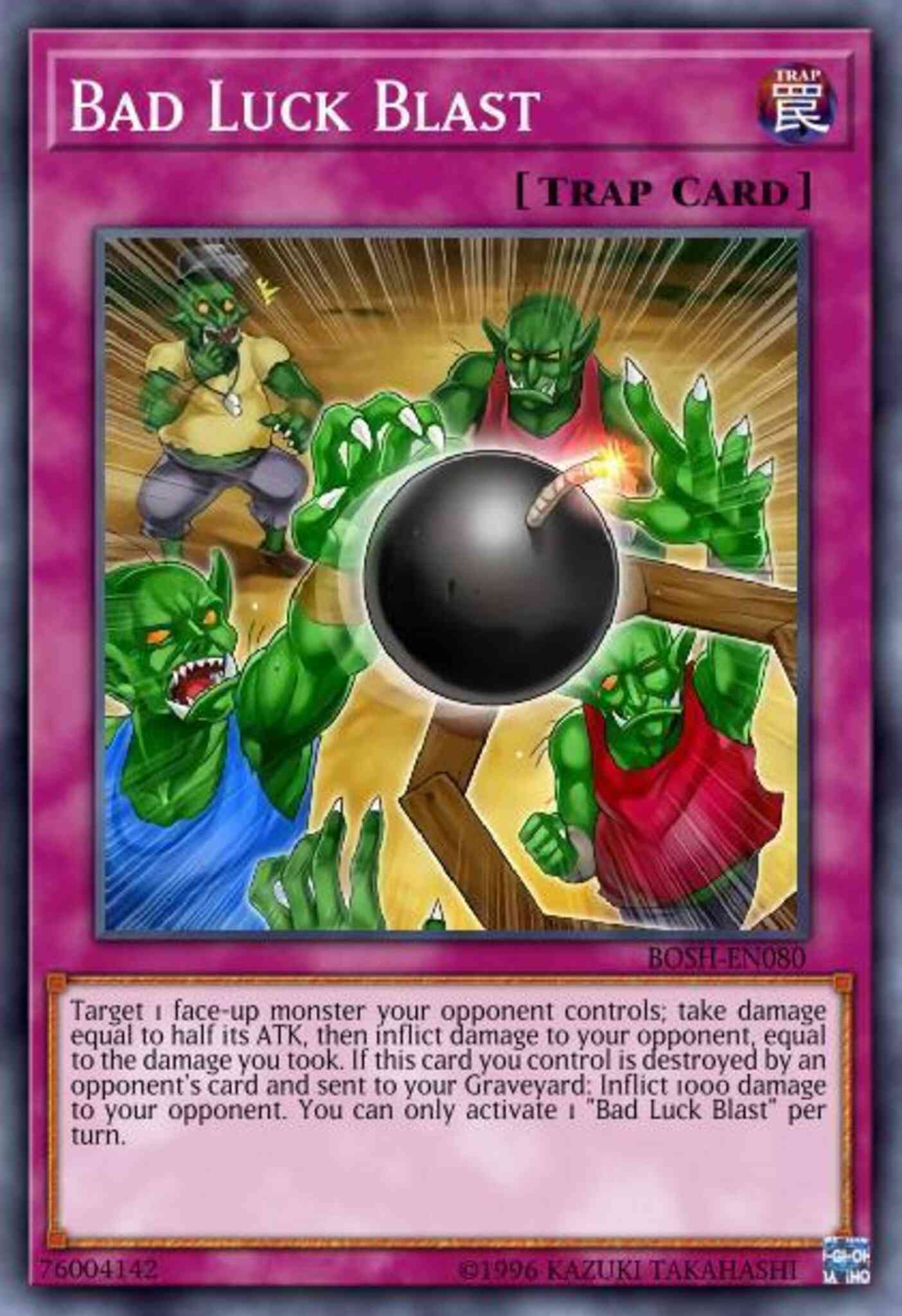 Bad Luck Blast - BOSH-EN080 - Common - 1st Edition