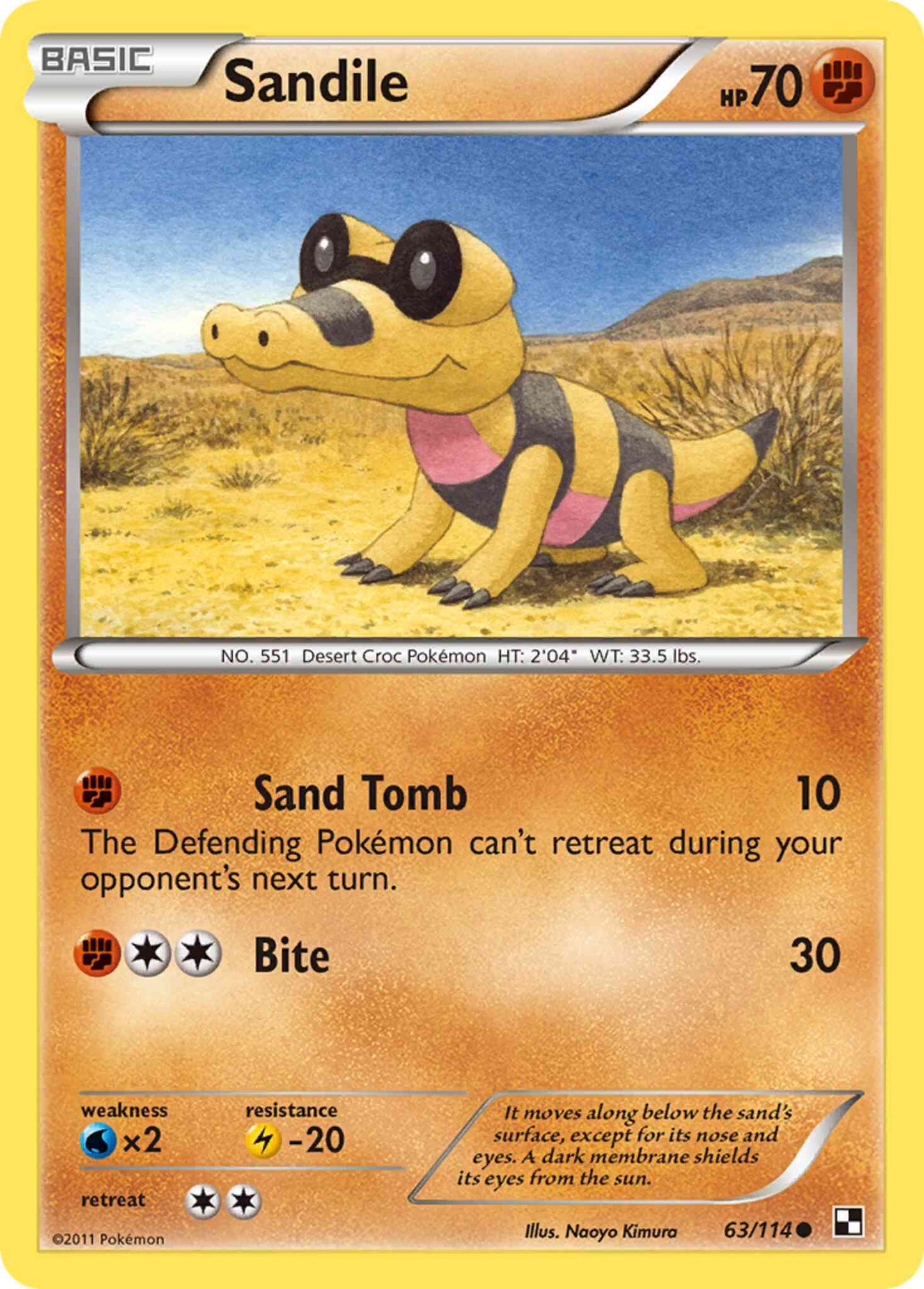 Sandile - 63/114 - Common [bw1-63] [Non-Holo]