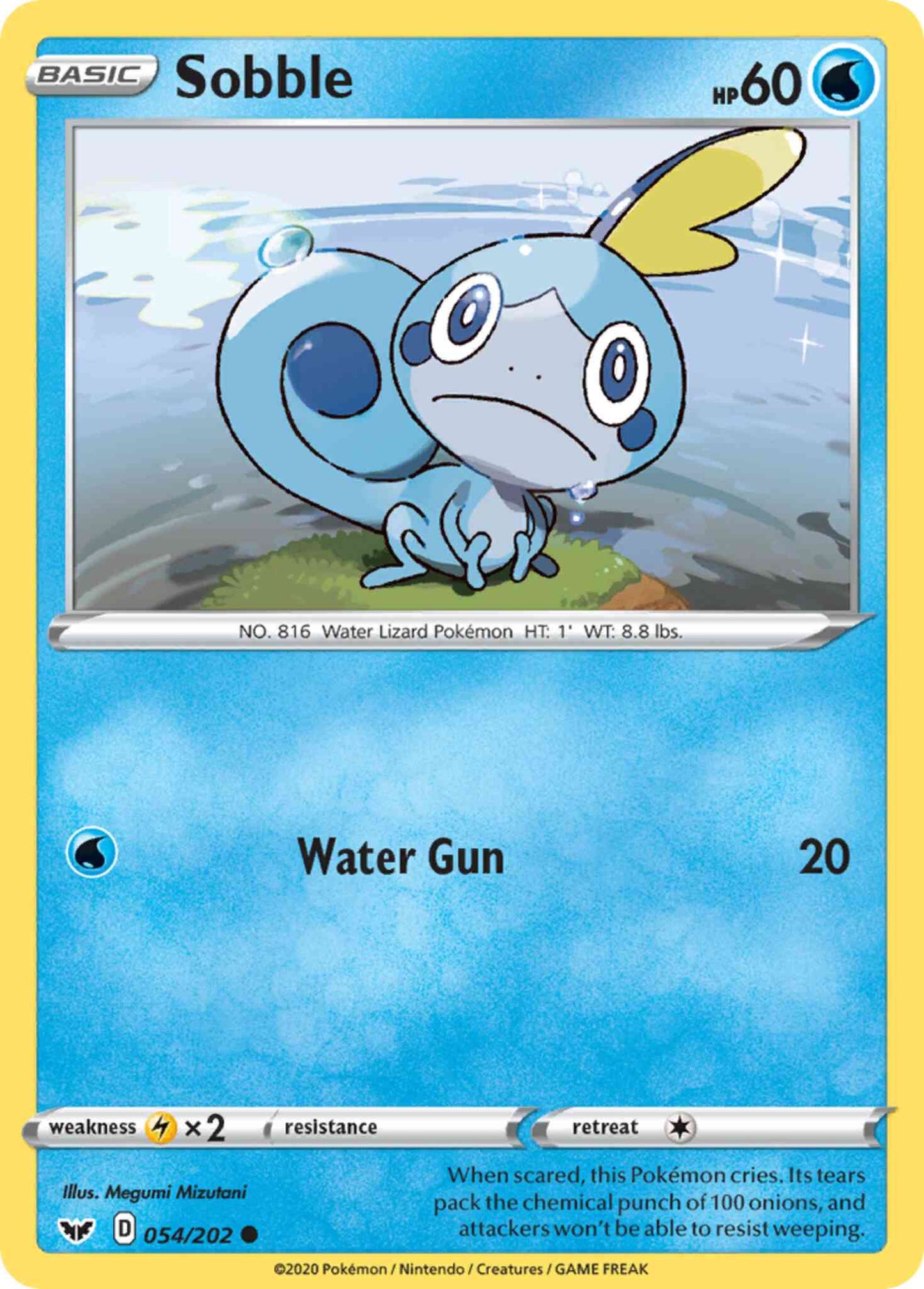 Sobble - 054/202 - Common [swsh1-054] [Reverse Holo]