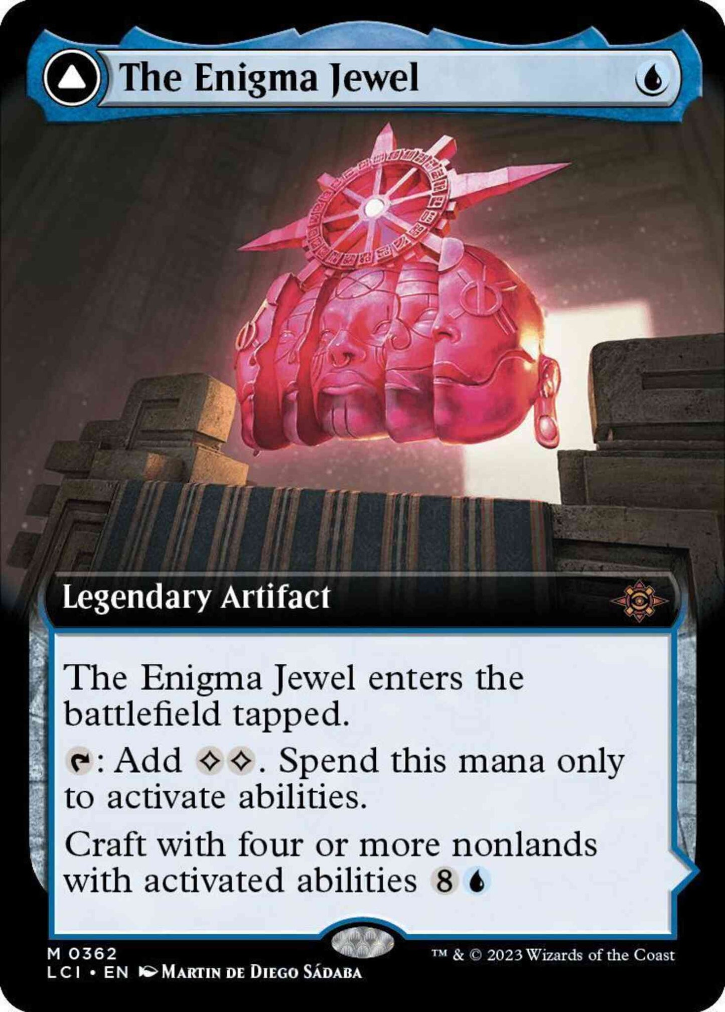 The Enigma Jewel // Locus of Enlightenment [362] [Extended Art] [The Lost Caverns of Ixalan] [Non-Foil]