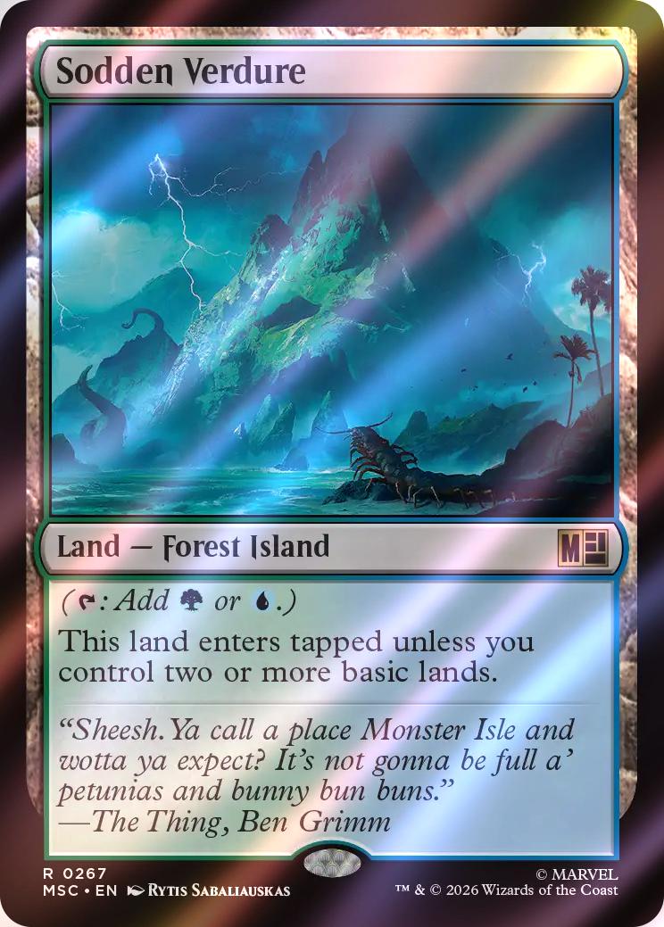Sodden Verdure [267] [Marvel Super Heroes: Commander] [Surge Foil]