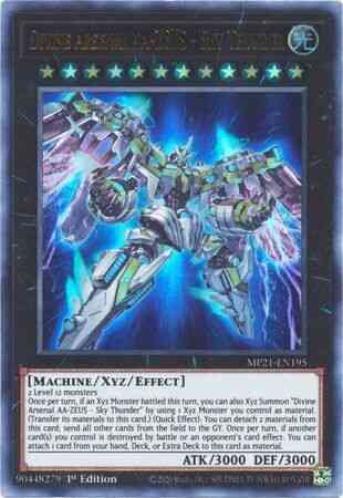 Divine Arsenal AA-ZEUS - Sky Thunder - MP21-EN195 - Ultra Rare - 1st Edition