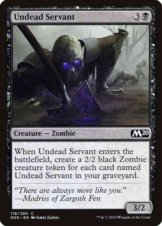 Undead Servant [118] [Core Set 2020] [Non-Foil]