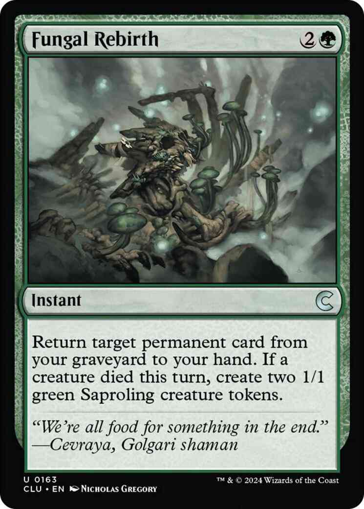 Fungal Rebirth [163] [Ravnica: Clue Edition] [Non-Foil]