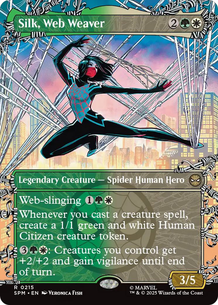 Silk, Web Weaver [215] [Borderless] [Web-Slinger] [Marvel's Spider-Man] [Non-Foil]