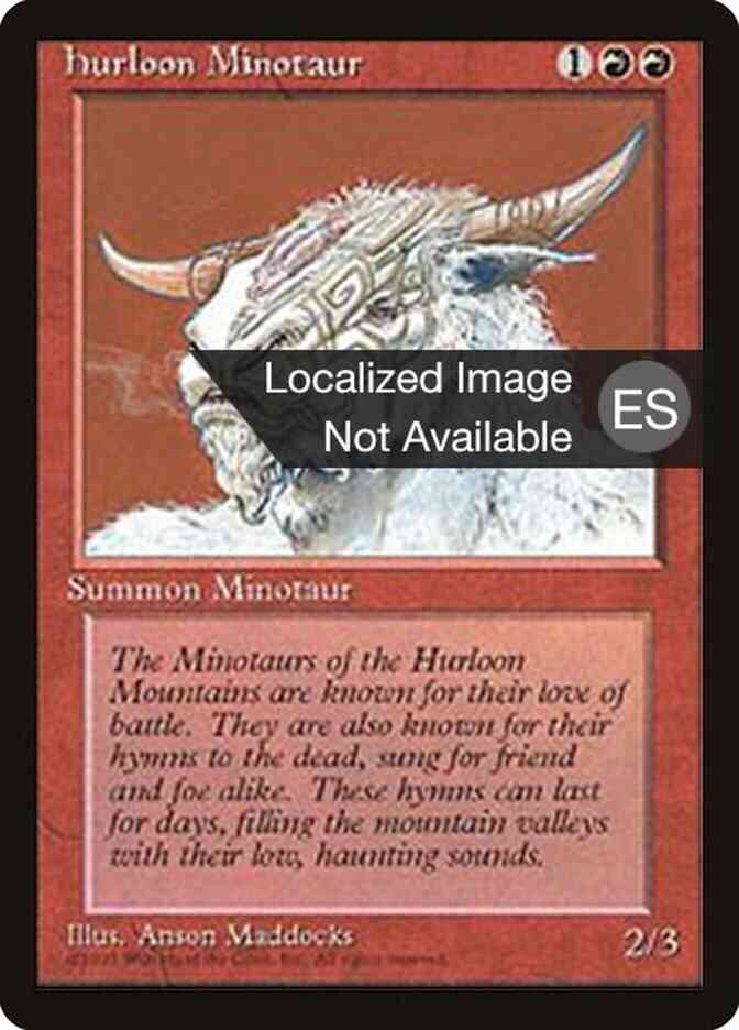 Hurloon Minotaur - Chinese [202] [Fourth Edition Black Border: Chinese] [Non-Foil]