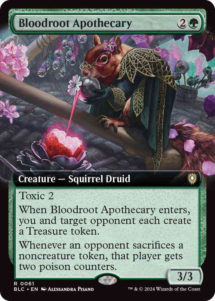 Bloodroot Apothecary [61] [Extended Art] [Bloomburrow: Commander] [Non-Foil]