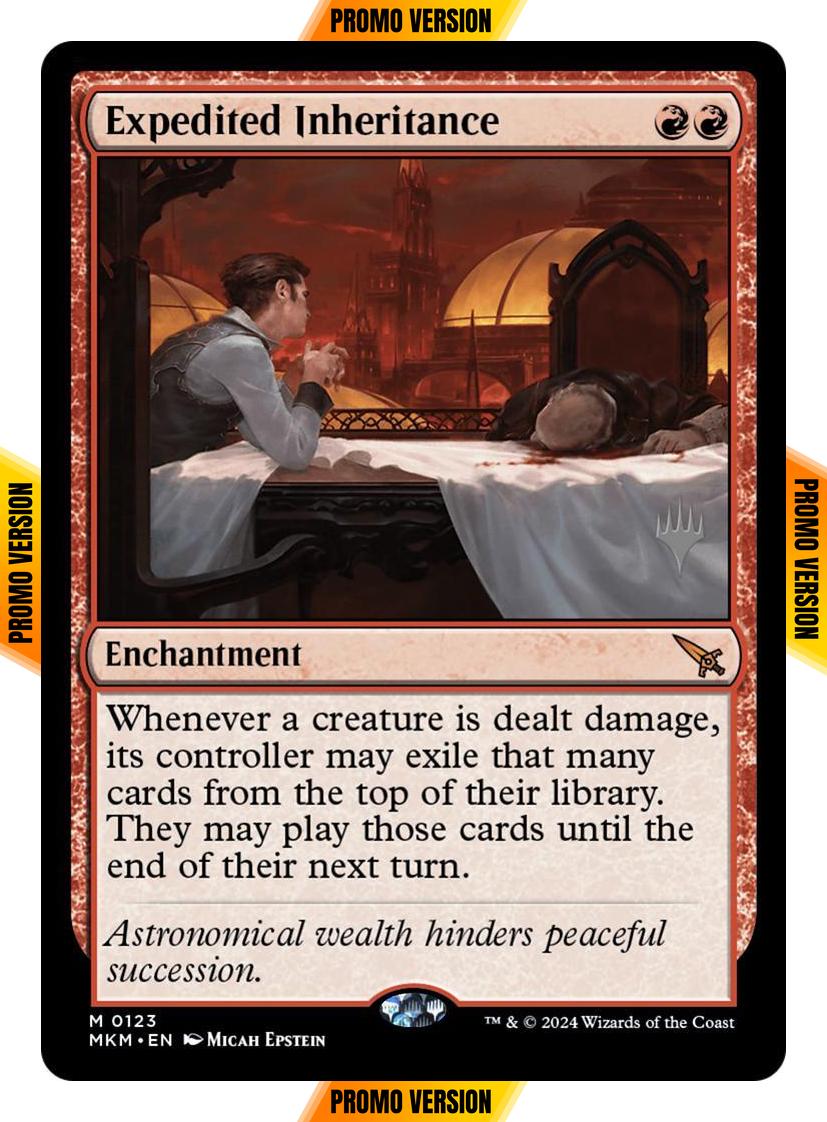 Expedited Inheritance [123p] [Promo Pack] [Murders at Karlov Manor: Promos] [Non-Foil]