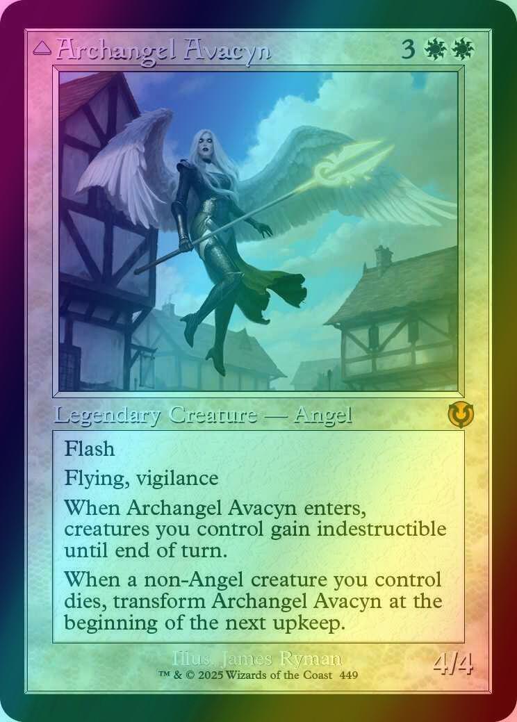 Archangel Avacyn // Avacyn, the Purifier [449] [Retro Frame] [Innistrad Remastered] [Foil]