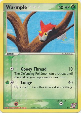 Wurmple - 2/5 - Promo [Poké Card Creator Pack] [MSP-2] [Non-Holo]