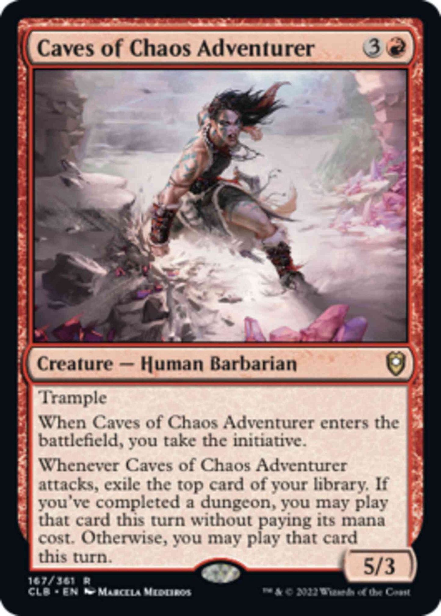 Caves of Chaos Adventurer [167] [Commander Legends: Battle for Baldur's Gate] [Non-Foil]