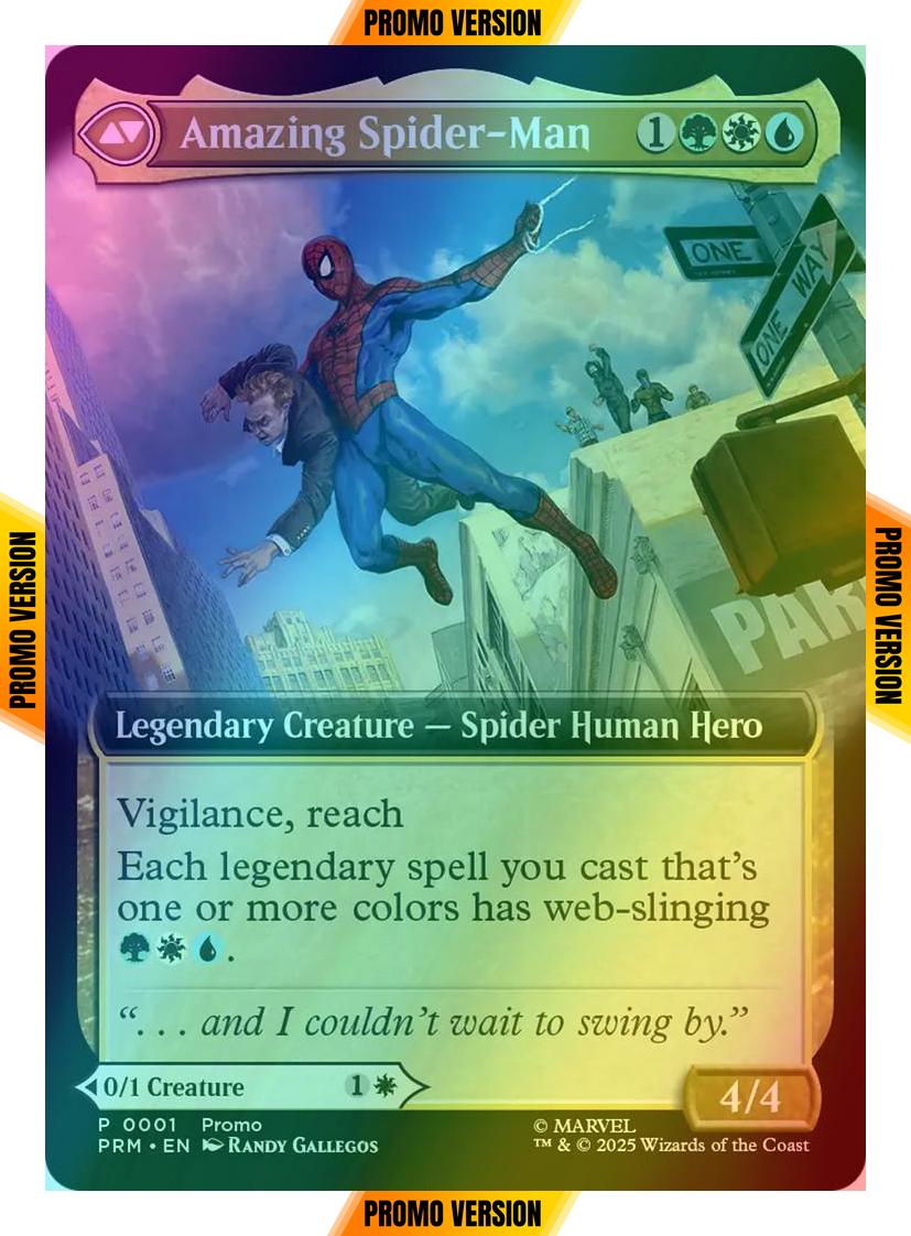 Peter Parker // Amazing Spider-Man [1] [Extended Art] [Marvel's Spider-Man: Promos] [Foil]