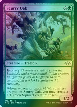 Scurry Oak [172] [Modern Horizons 2] [Foil]