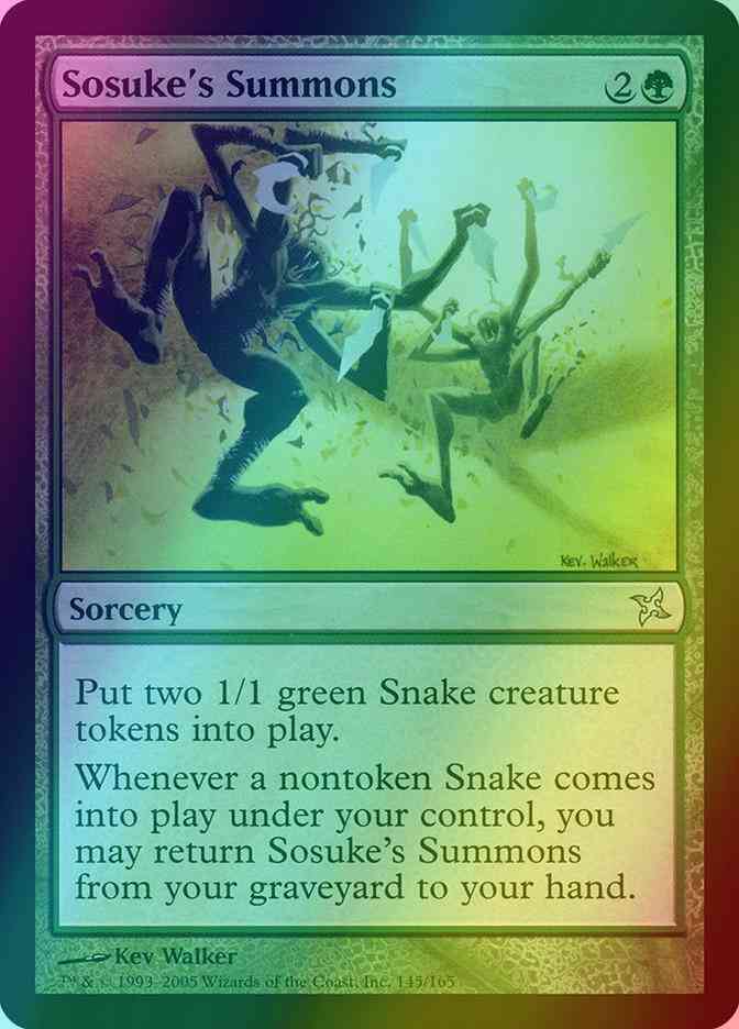 Sosuke's Summons [145] [Betrayers of Kamigawa] [Foil]