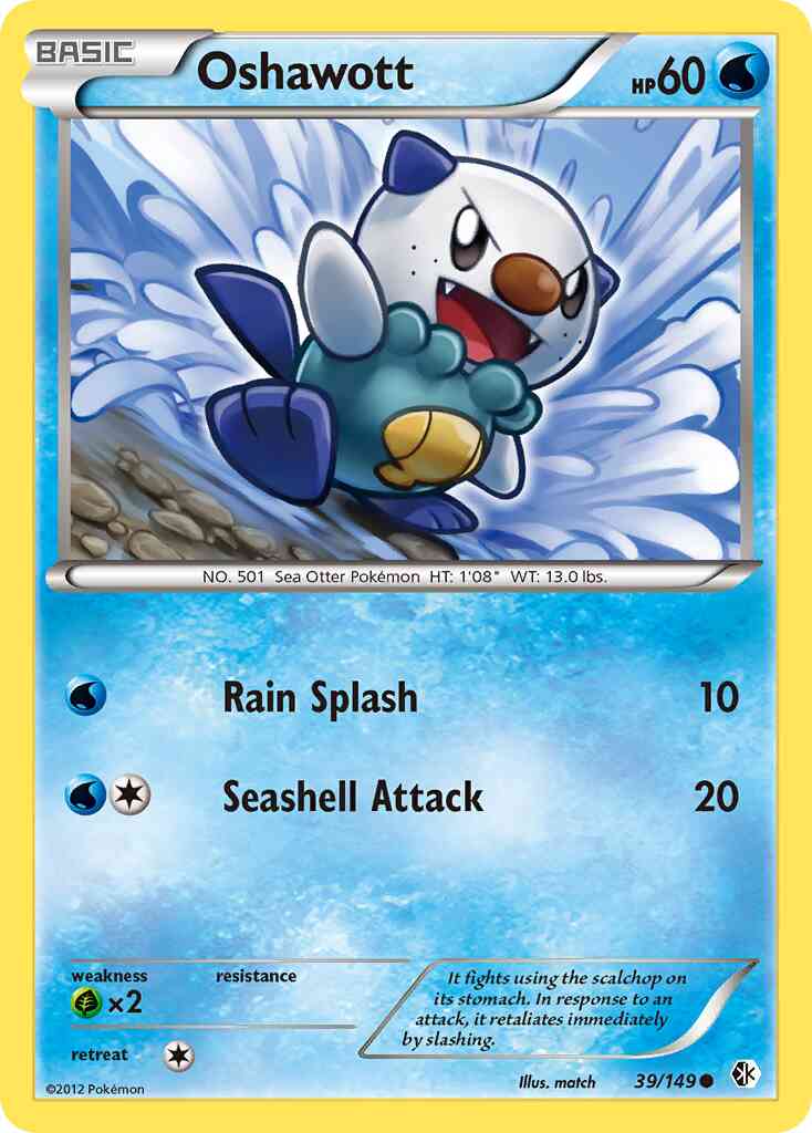 Oshawott - 39/149 - Common [bw7-39] [Non-Holo]