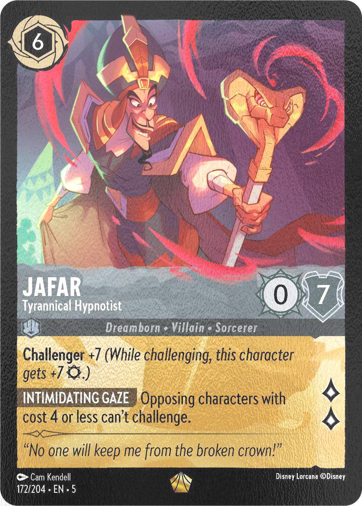 Jafar - Tyrannical Hypnotist - 172/204 [Shimmering Skies] [Cold Foil]