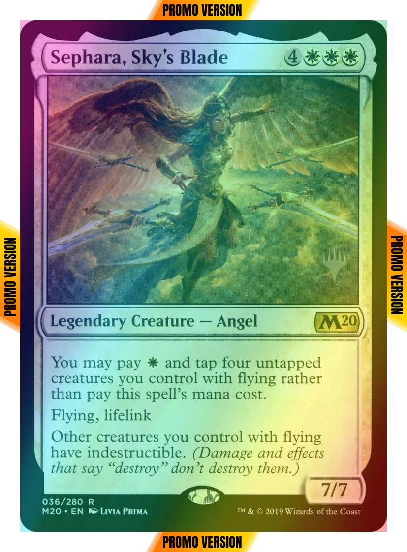 Sephara, Sky's Blade [36p] [Promo Pack] [Core Set 2020 Promos] [Foil]