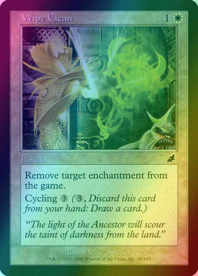 Wipe Clean [26] [Scourge] [Foil]