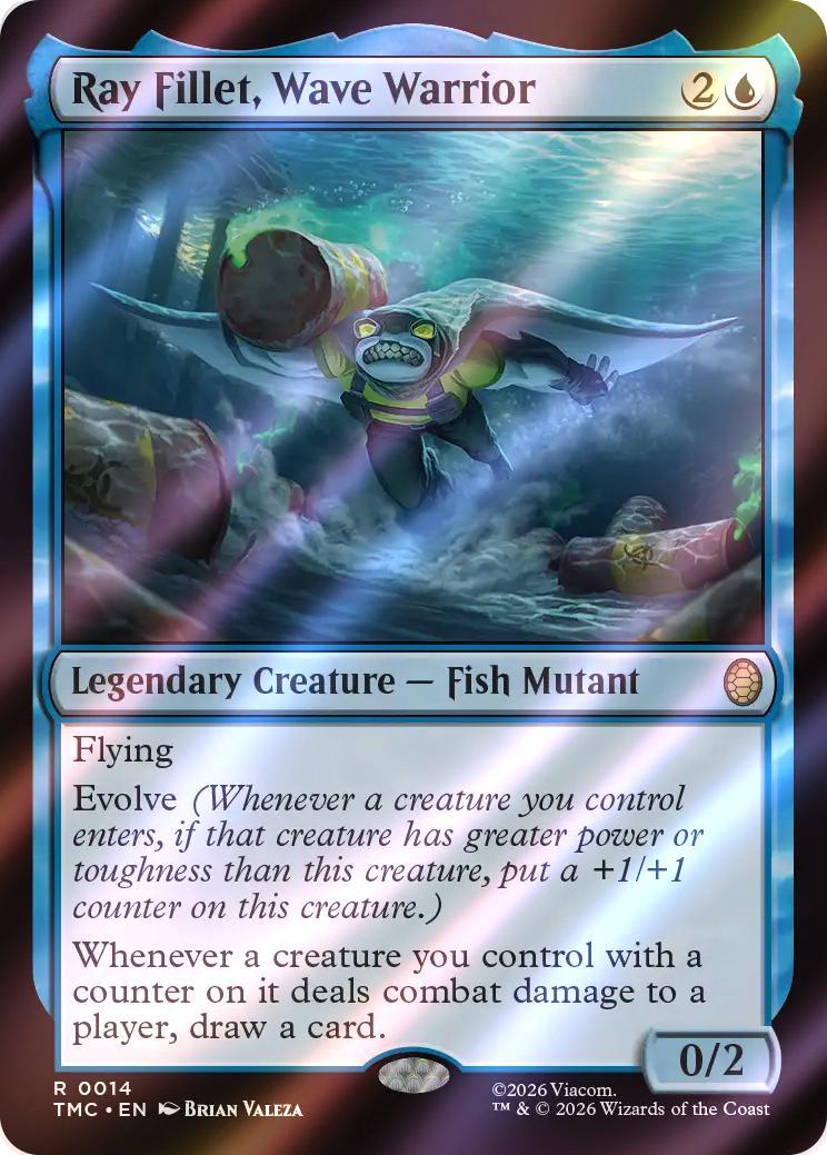 Ray Fillet, Wave Warrior [14] [Teenage Mutant Ninja Turtles Eternal] [Surge Foil]