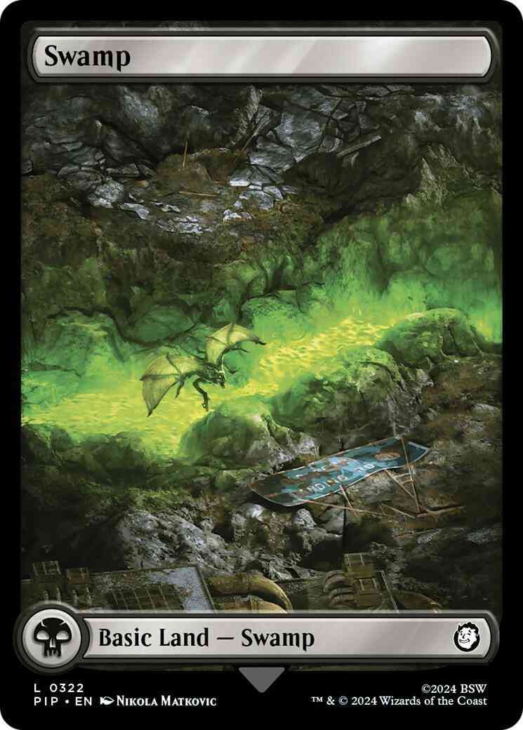 Swamp [322] [Full Art] [Fallout] [Non-Foil]