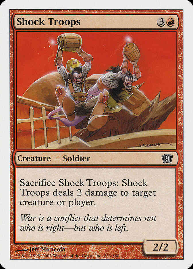 Shock Troops [223] [Eighth Edition] [Non-Foil]