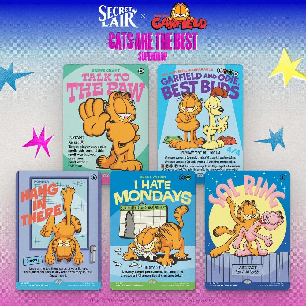 Secret Lair Drop Series - Secret Lair x Garfield: Motivationally Challenged