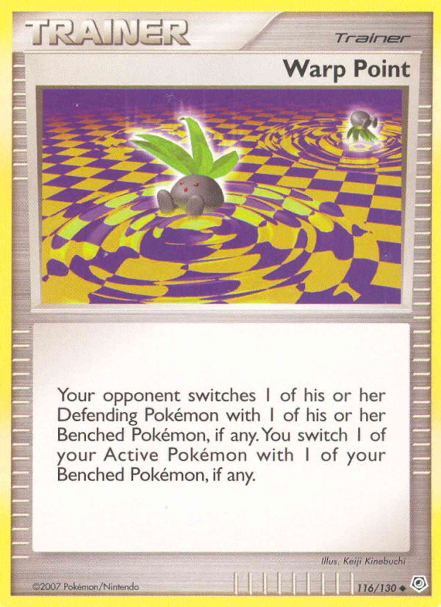 Warp Point - 116/130 - Uncommon [dp1-116] [Reverse Holo]