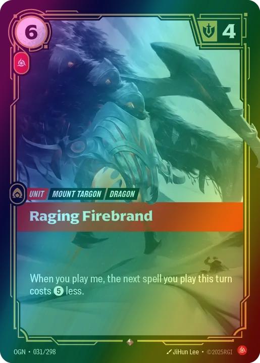 Raging Firebrand - 031/298 [Origins] [Foil]
