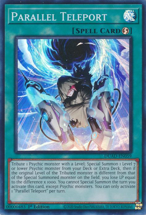 Parallel Teleport - DUAD-EN059 - Super Rare - 1st Edition